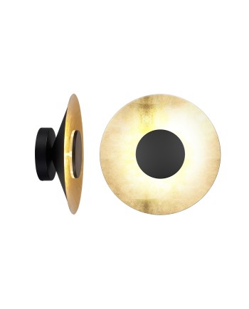 ORION * APLIQUE LED 20W 3000K NEGRO / PAN DE ORO